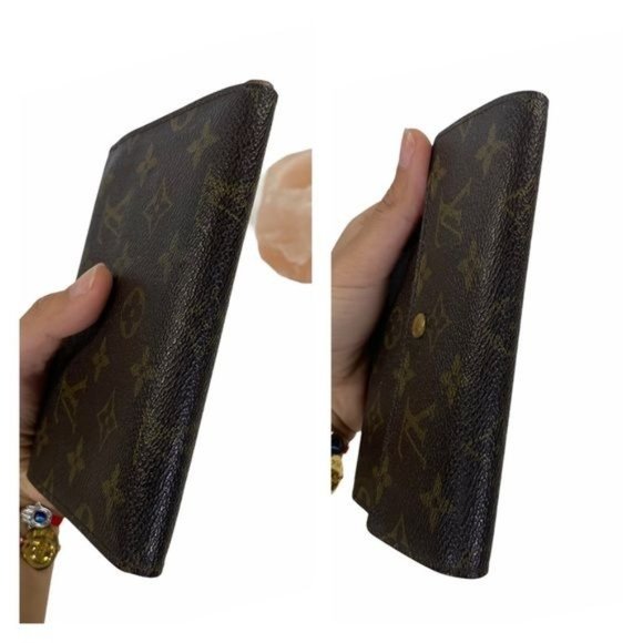 Authentic Louis Vuitton Wallet Porte Tresor Etui Papier Trifold LV Vintage - Picture 9 of 11